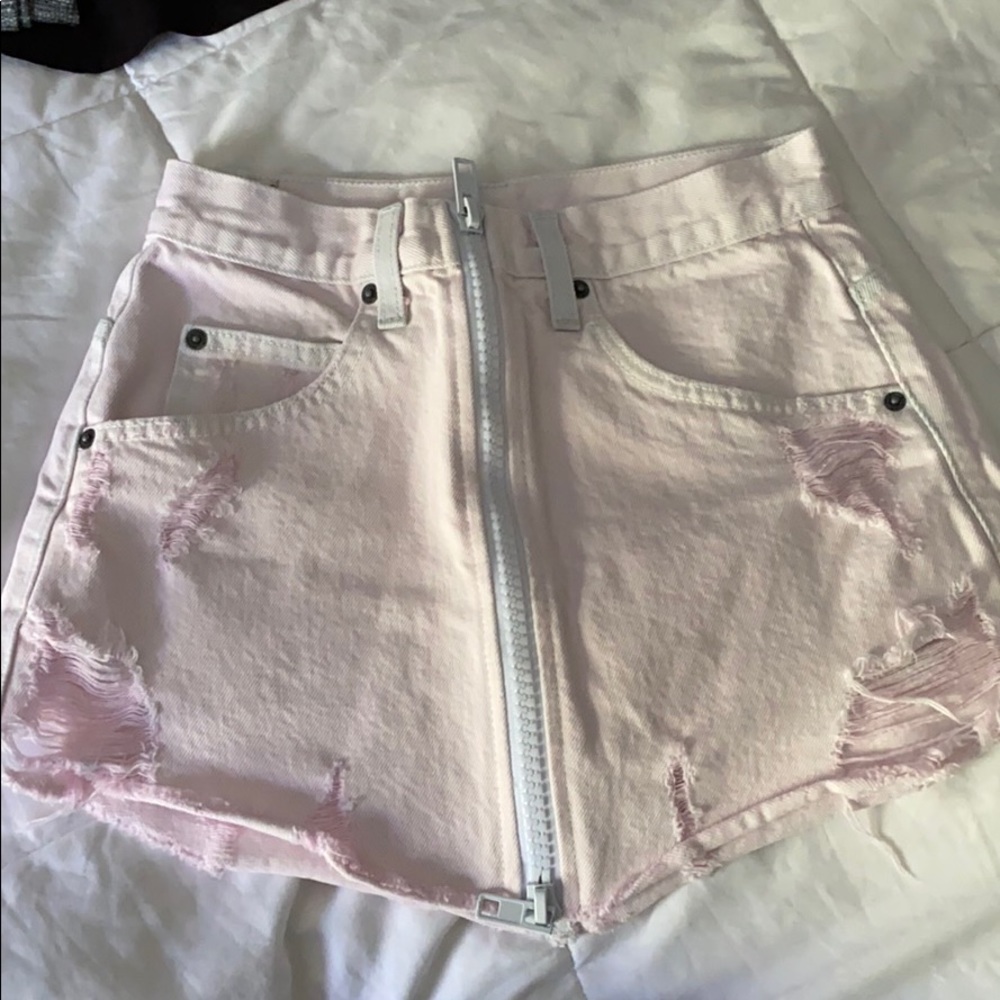 LF zip up skirt